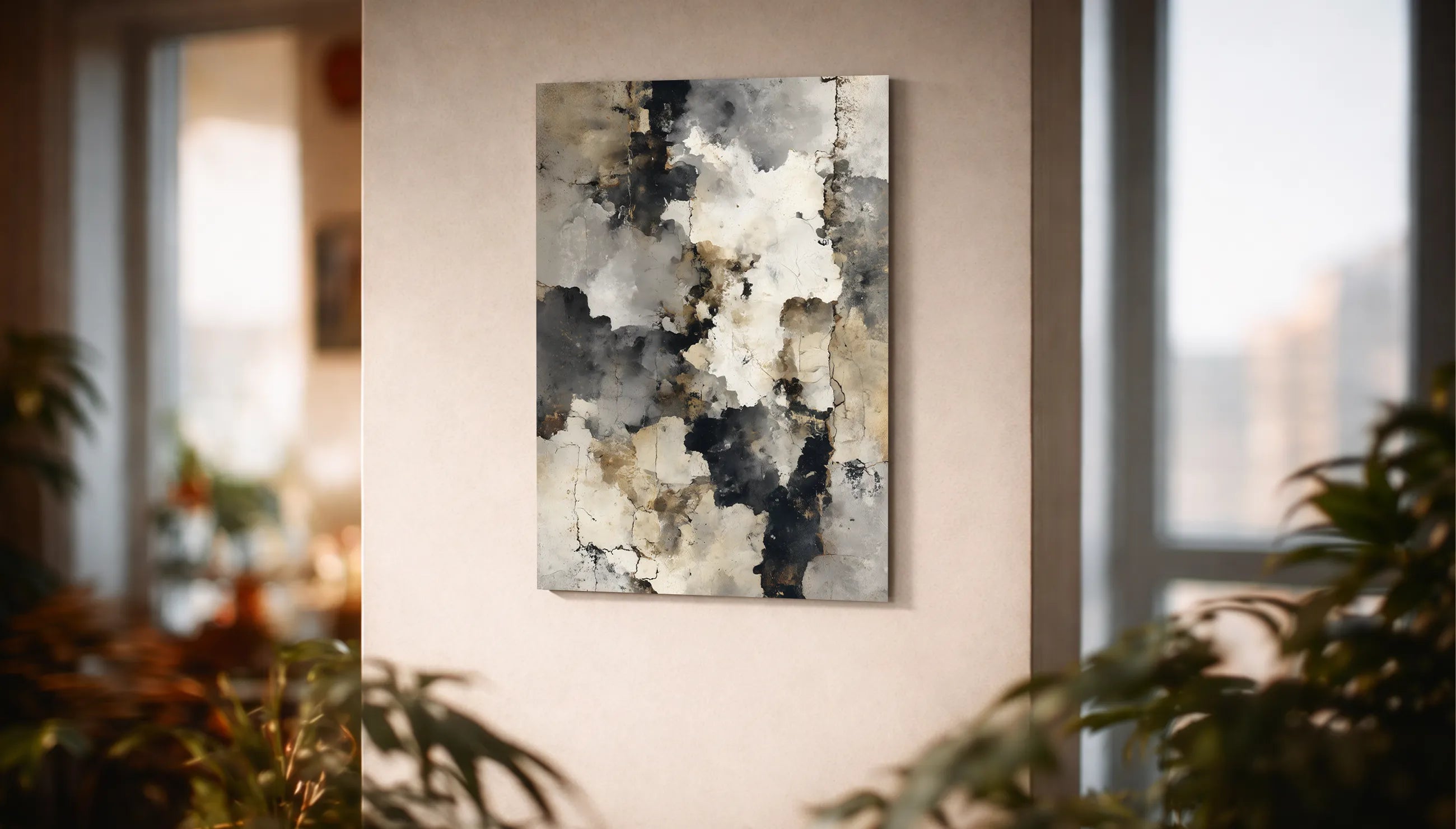Metallbild - "Stone Texture"