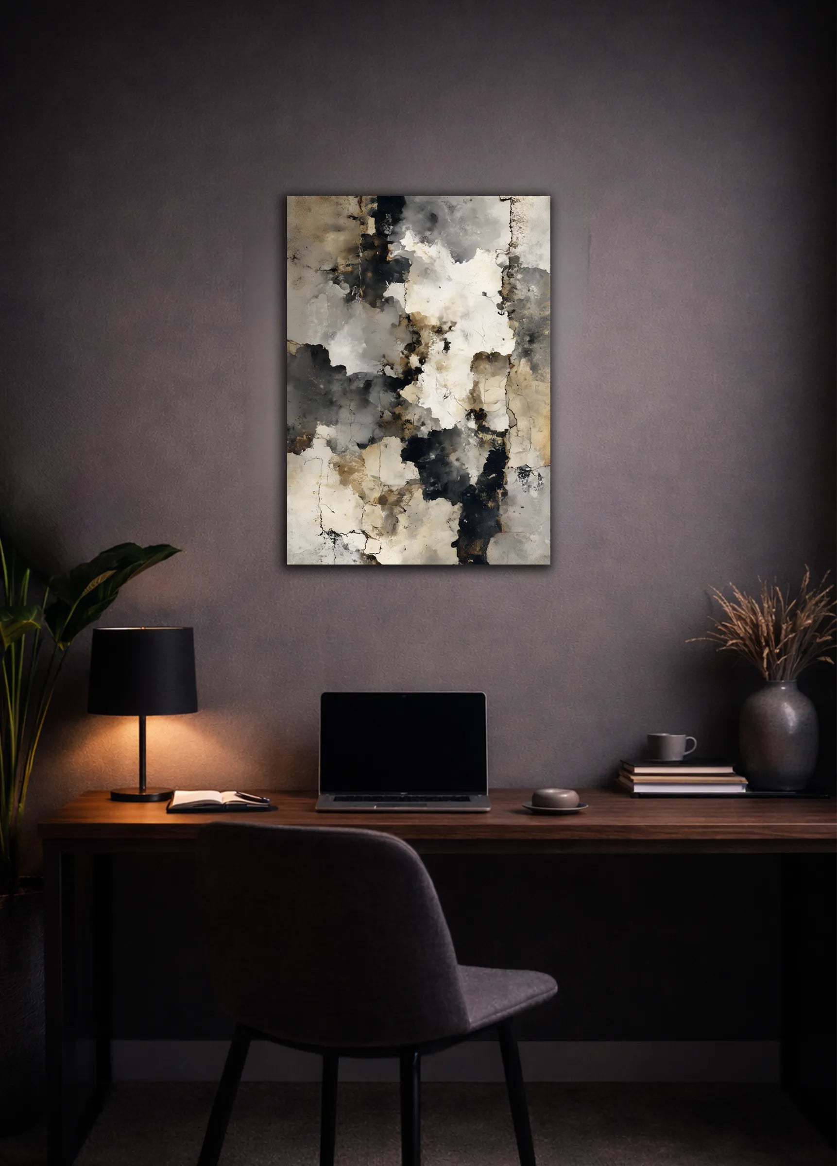 Metallbild - "Stone Texture"