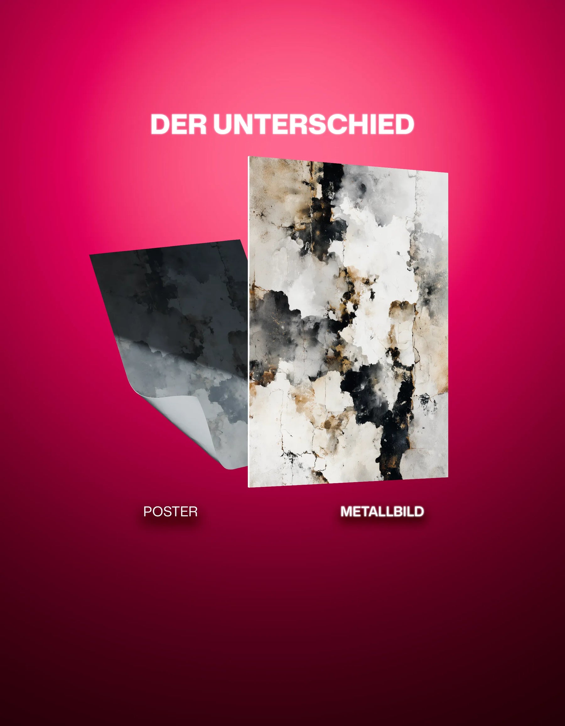 Metallbild - "Stone Texture"