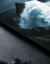 Metallbild - "Storm Waves"