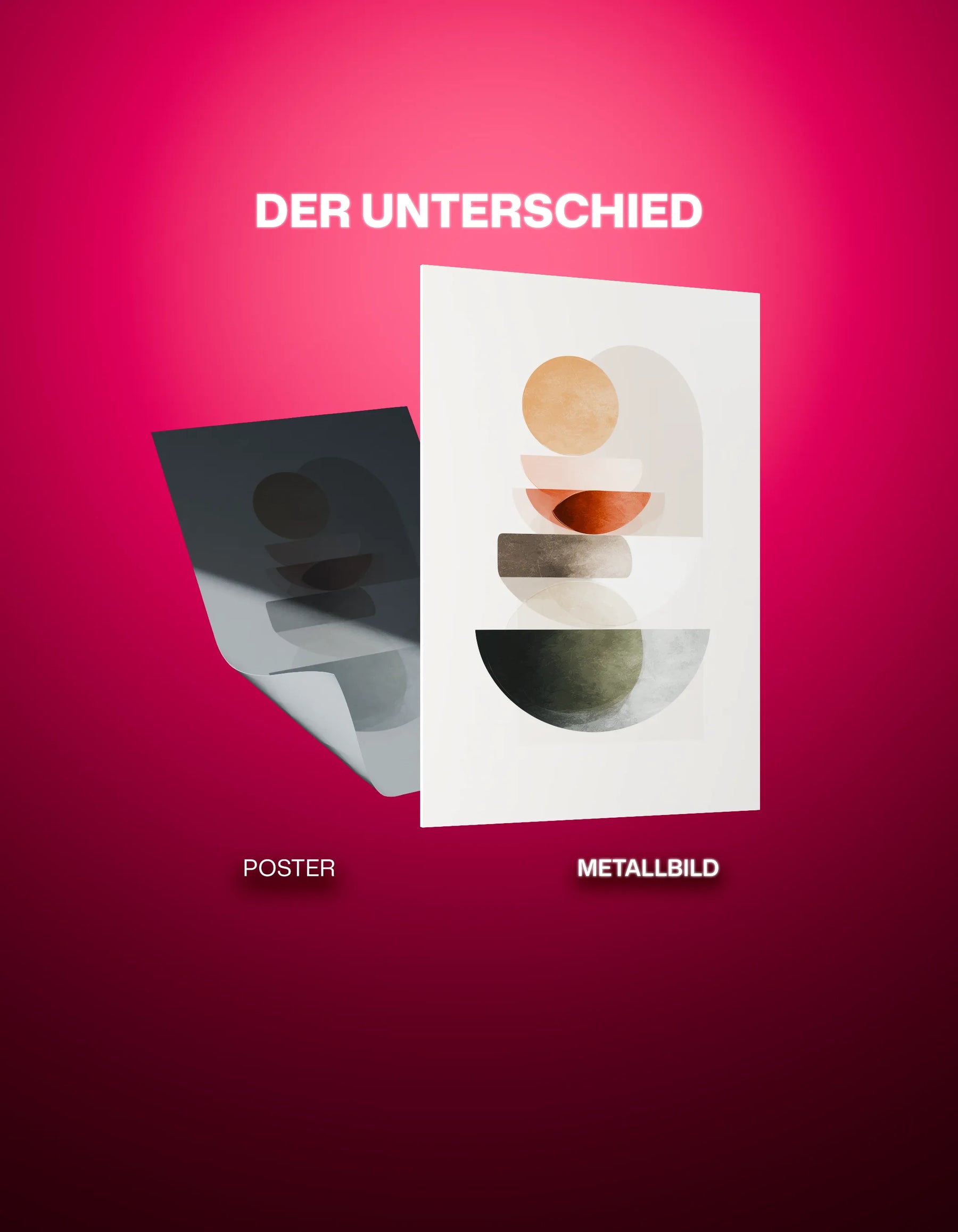 Metallbild - "Structure"