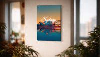 Metallbild - "Sydney Comic"