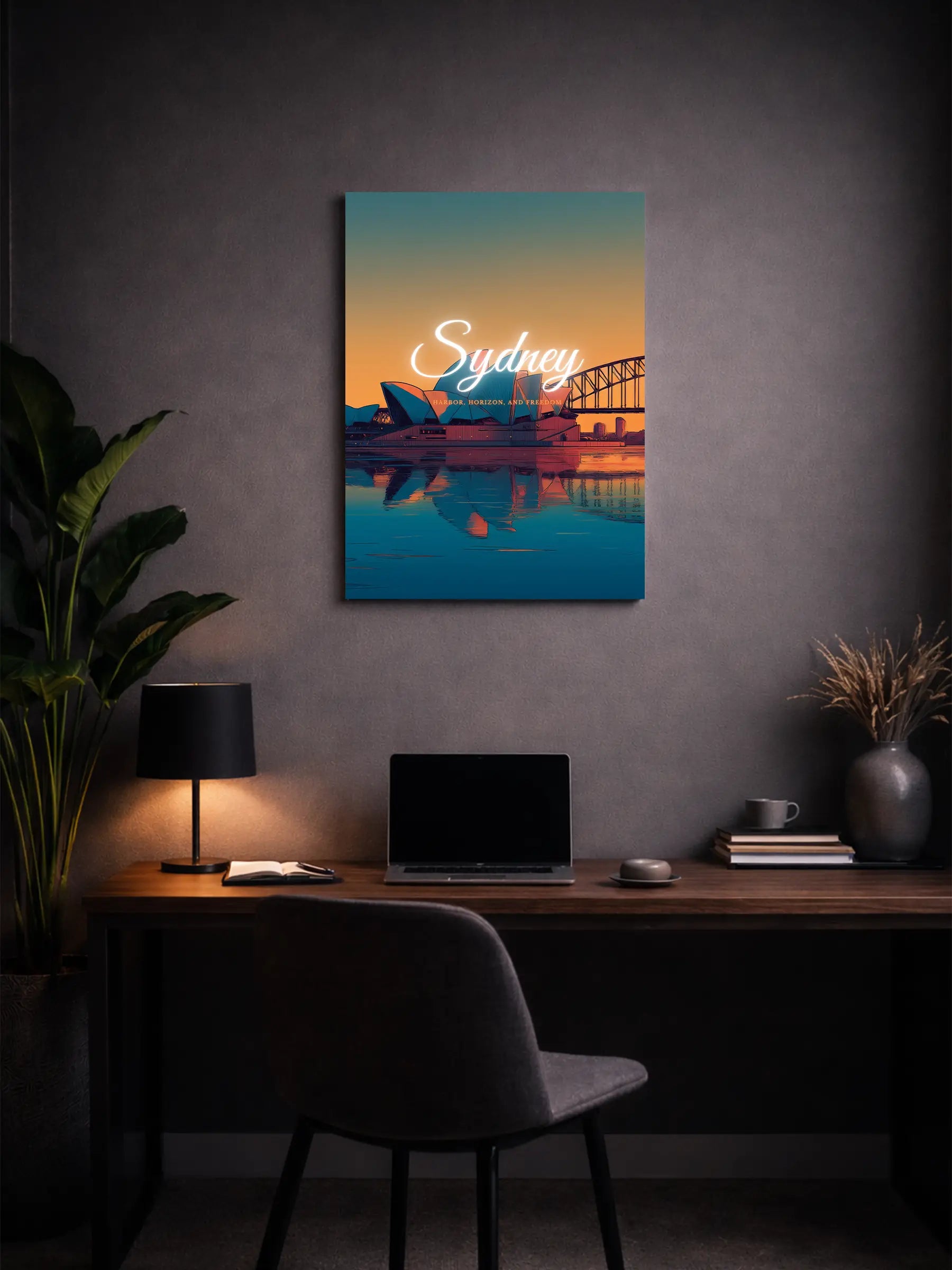 Metallbild - "Sydney Comic"