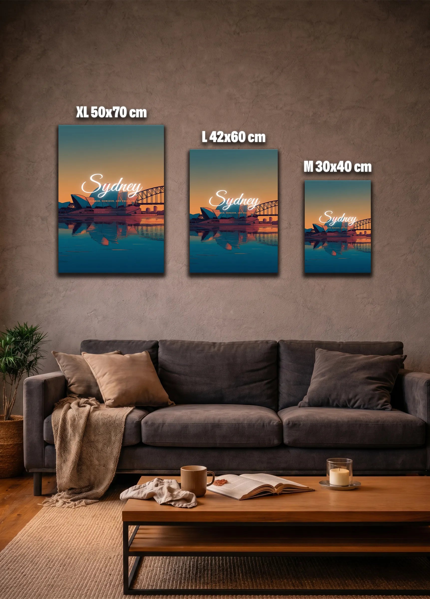 Metallbild - "Sydney Comic"