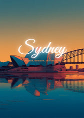 Metallbild - "Sydney Comic"