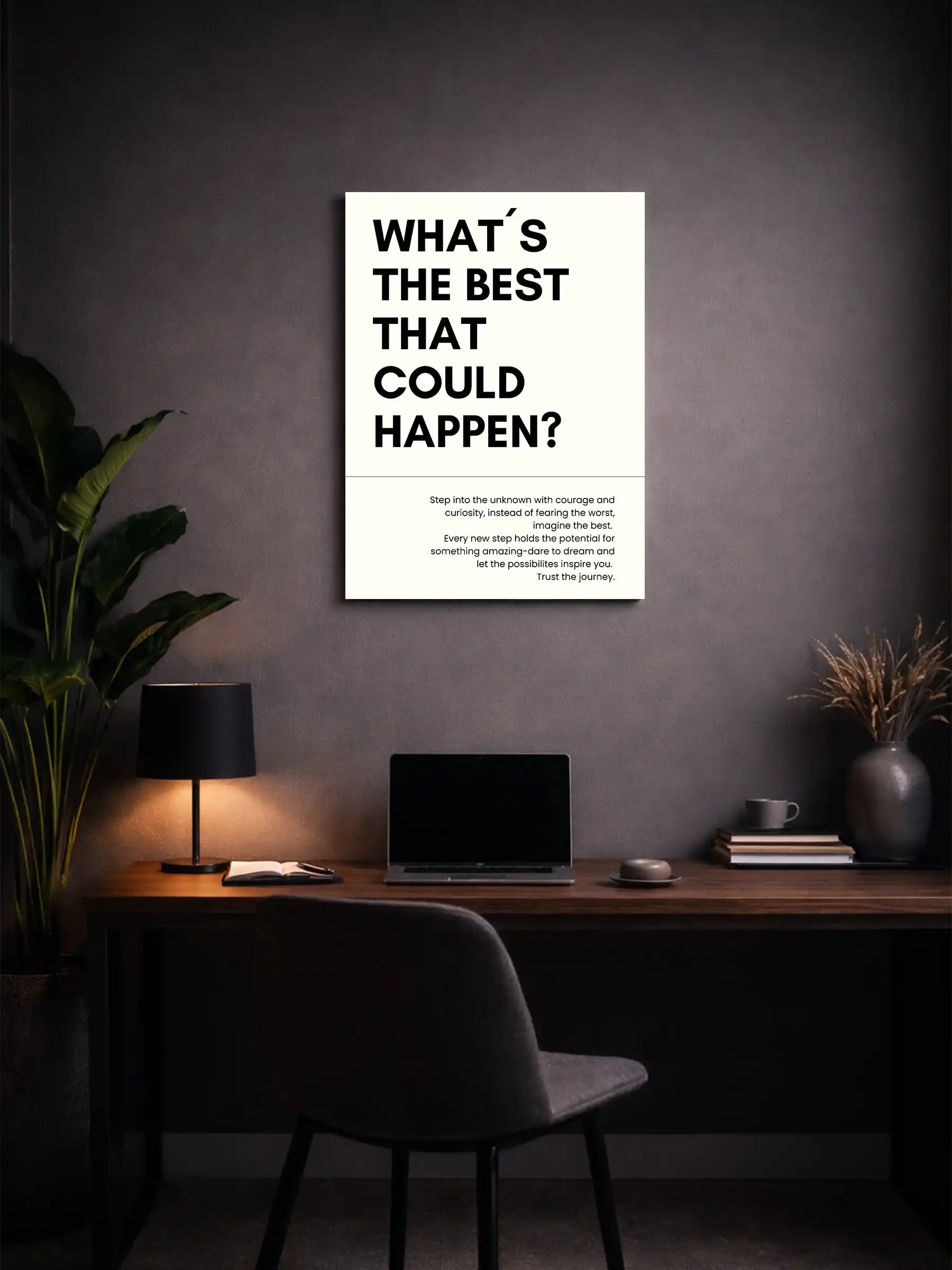 Metallbild - "Whats The Best That Could Happen"