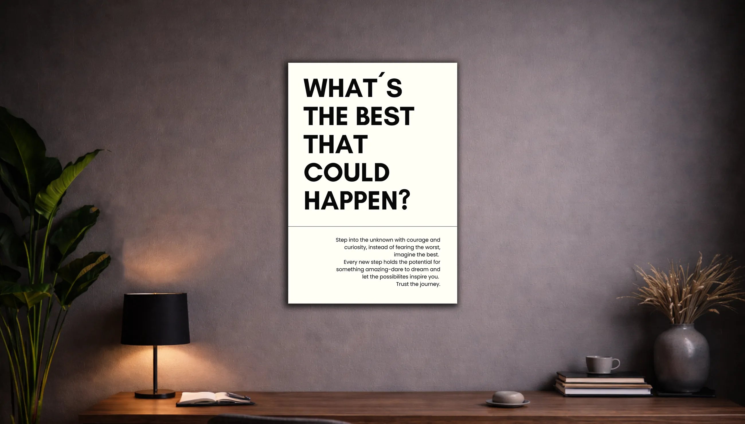Metallbild - "Whats The Best That Could Happen"