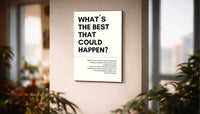Metallbild - "Whats The Best That Could Happen"