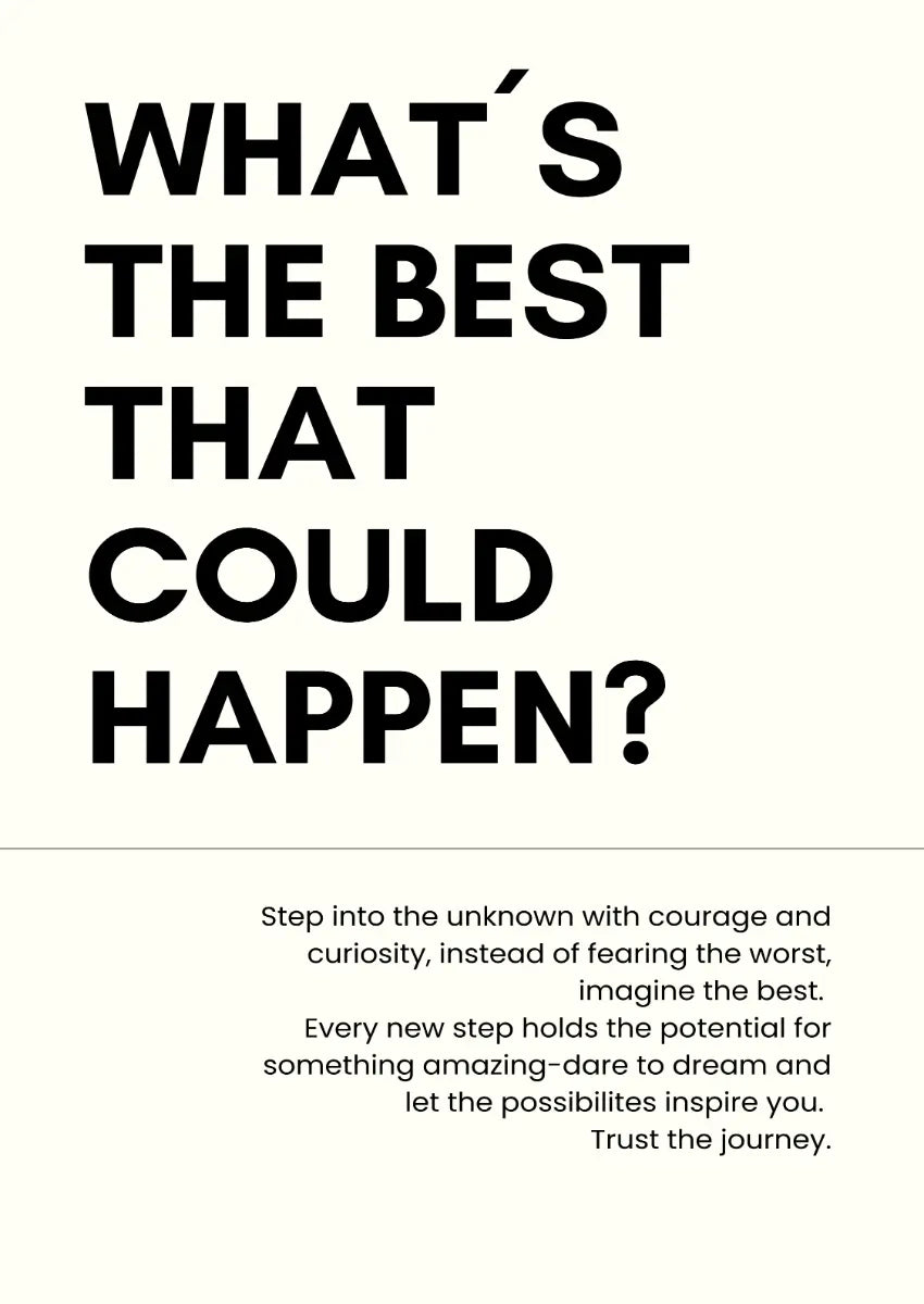 Metallbild - "Whats The Best That Could Happen"