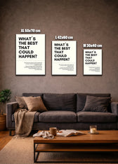 Metallbild - "Whats The Best That Could Happen"