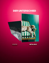 Metallbild - "Wild Relax"