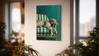 Metallbild - "Wild Relax"