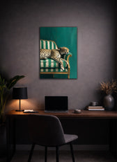 Metallbild - "Wild Relax"